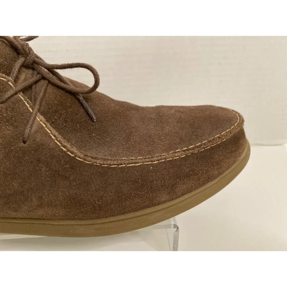 Johnnie-O Men's 11M Malibu Chukka Ankle Boots‎ Brown Suede Leather Lace Up Shoes